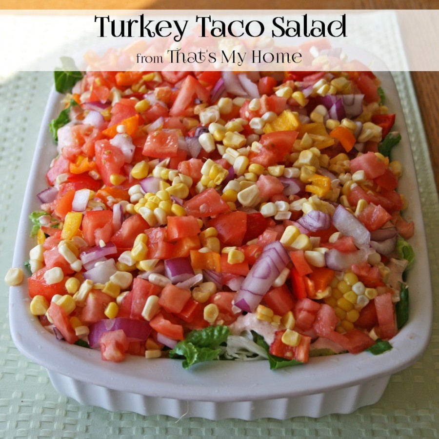Turkey Taco Salad from That's My Home