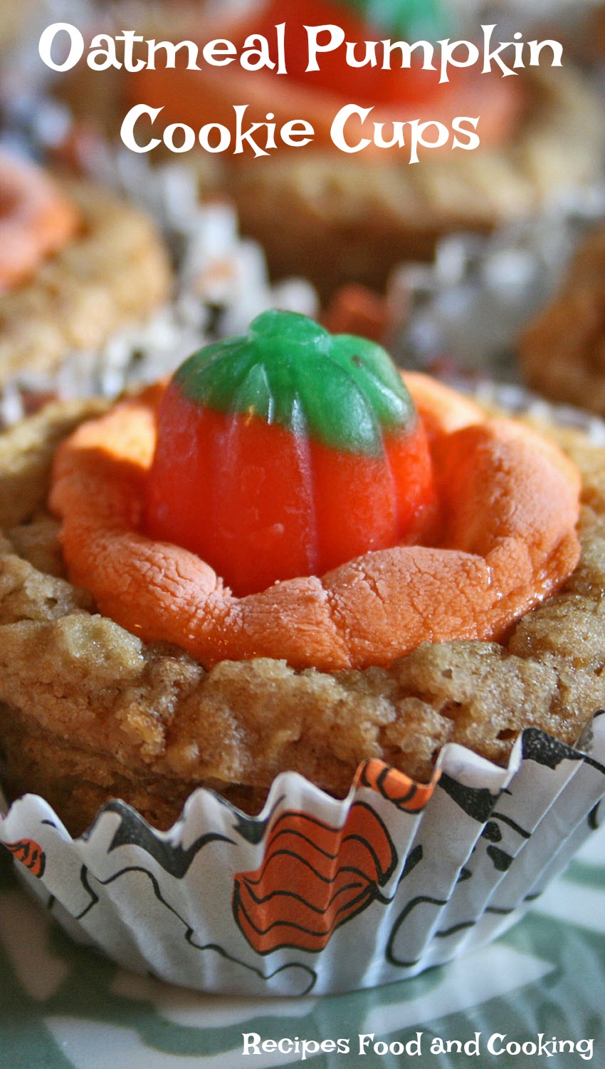 Oatmeal Pumpkin Cookie Cups