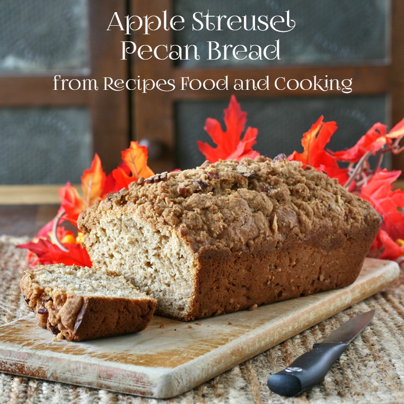 Apple Streusel Pecan Bread