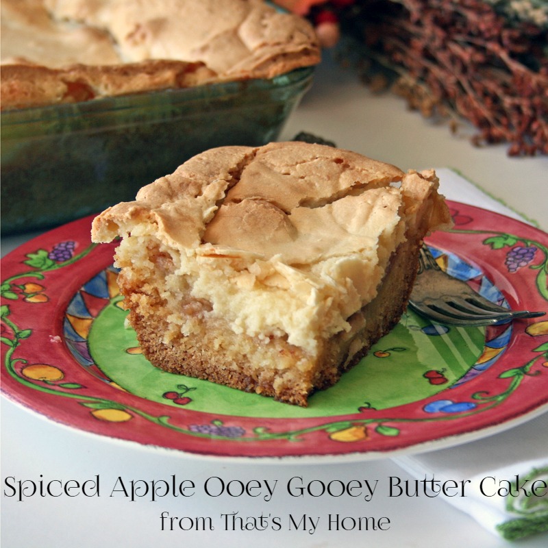 Apple Butter Gooey Butter Cake - Homemade In The Kitchen