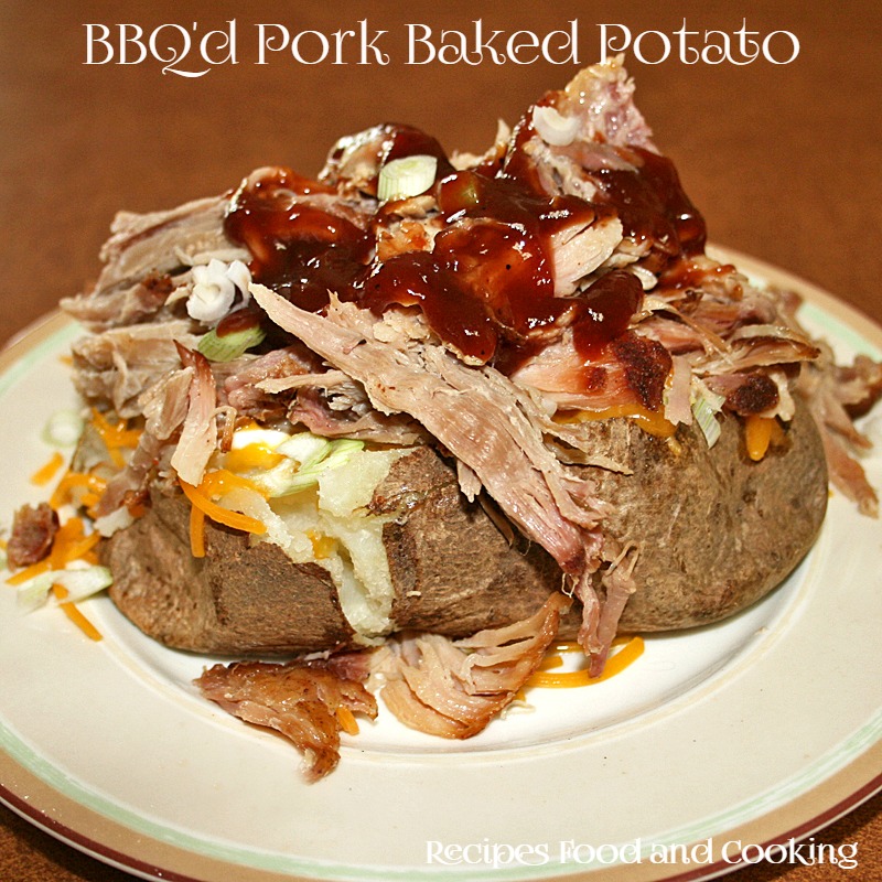 BBQ Pork Baked Potato