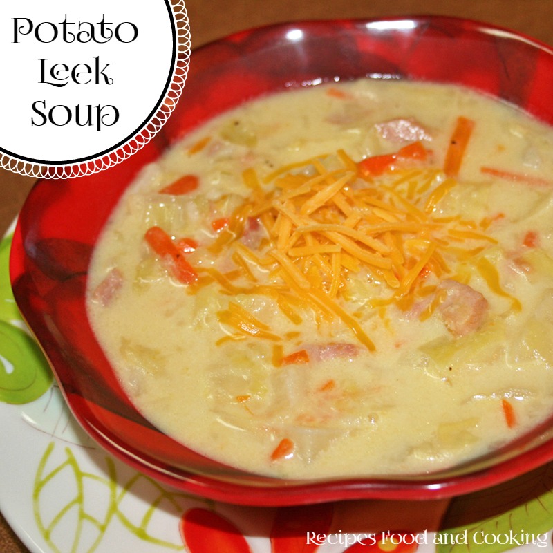 Potato Leek Soup with Ham