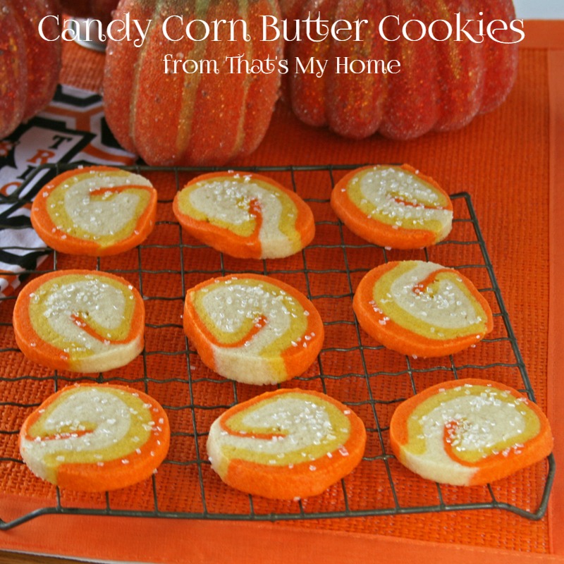 Candy Corn Butter Cookies from That's My Home