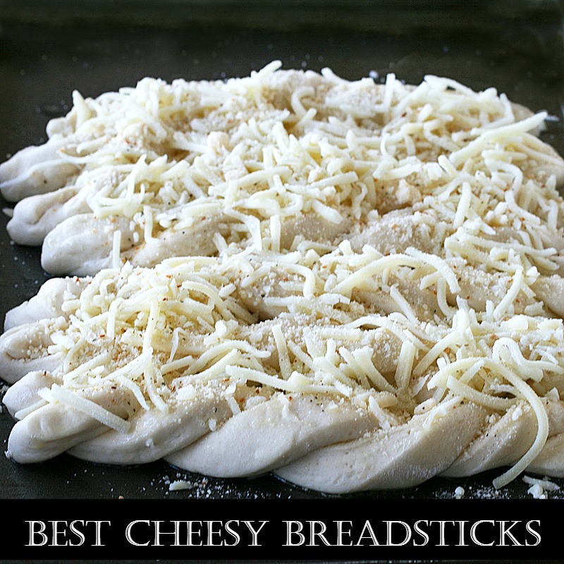 Cheesy Twisted Breadsticks