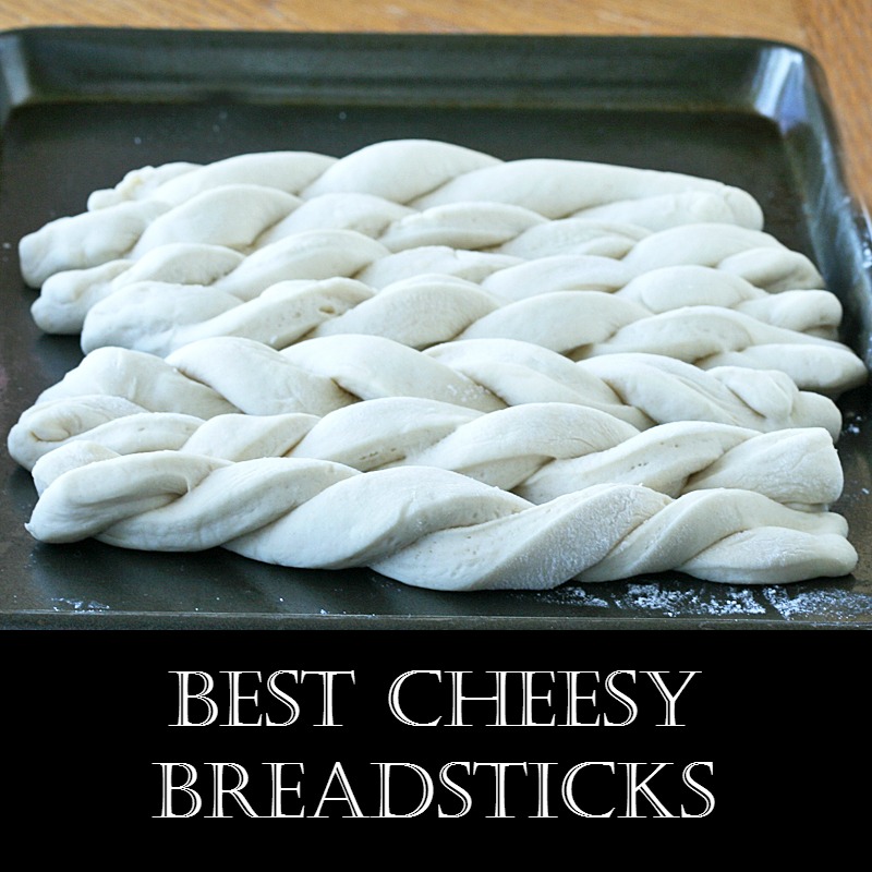 Cheesy Twisted Breadsticks