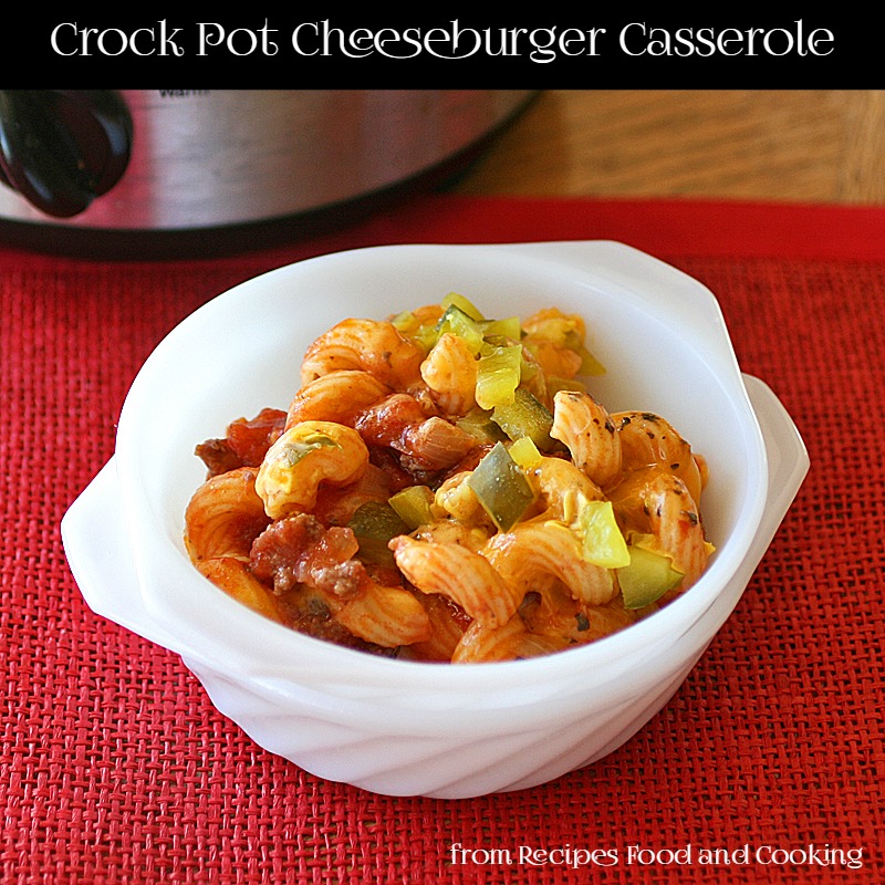 Crock-pot-cheeseburger-casserole-2f - Recipes Food And Cooking