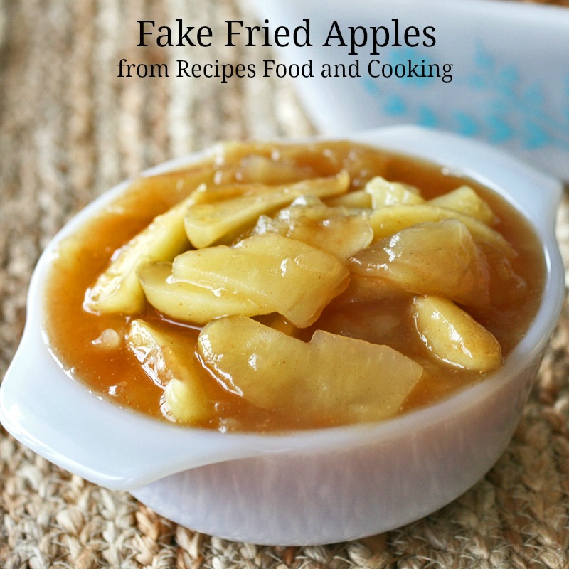 Fake Fried Apples - Recipes Food and Cooking