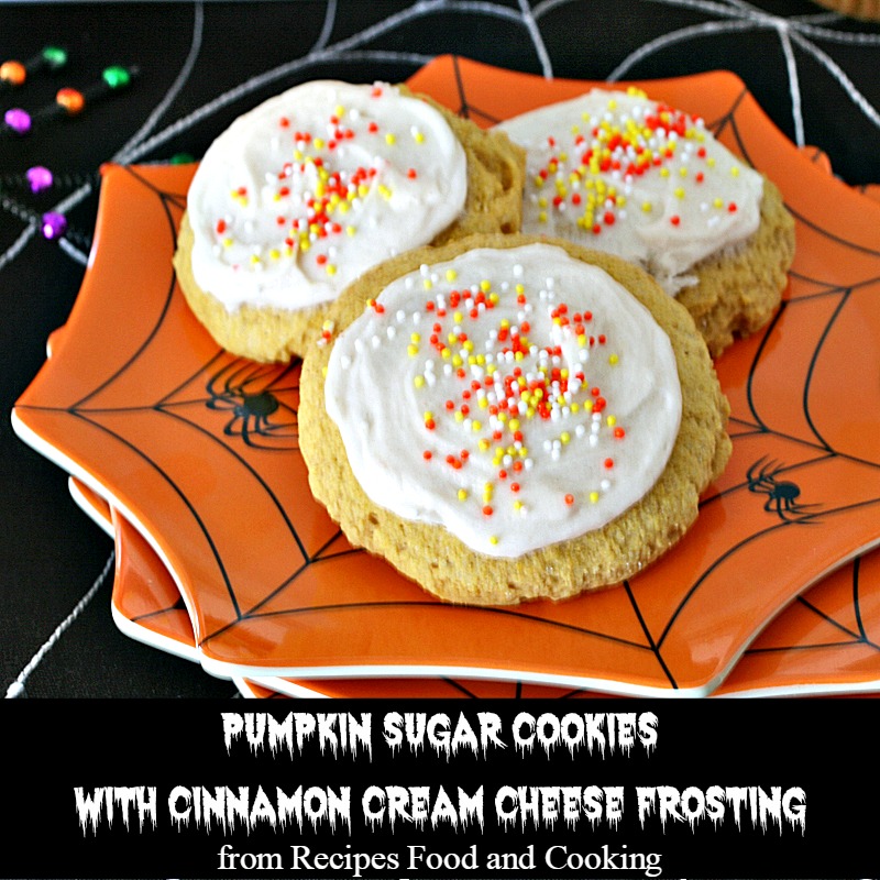 Pumpkin Sugar Cookies