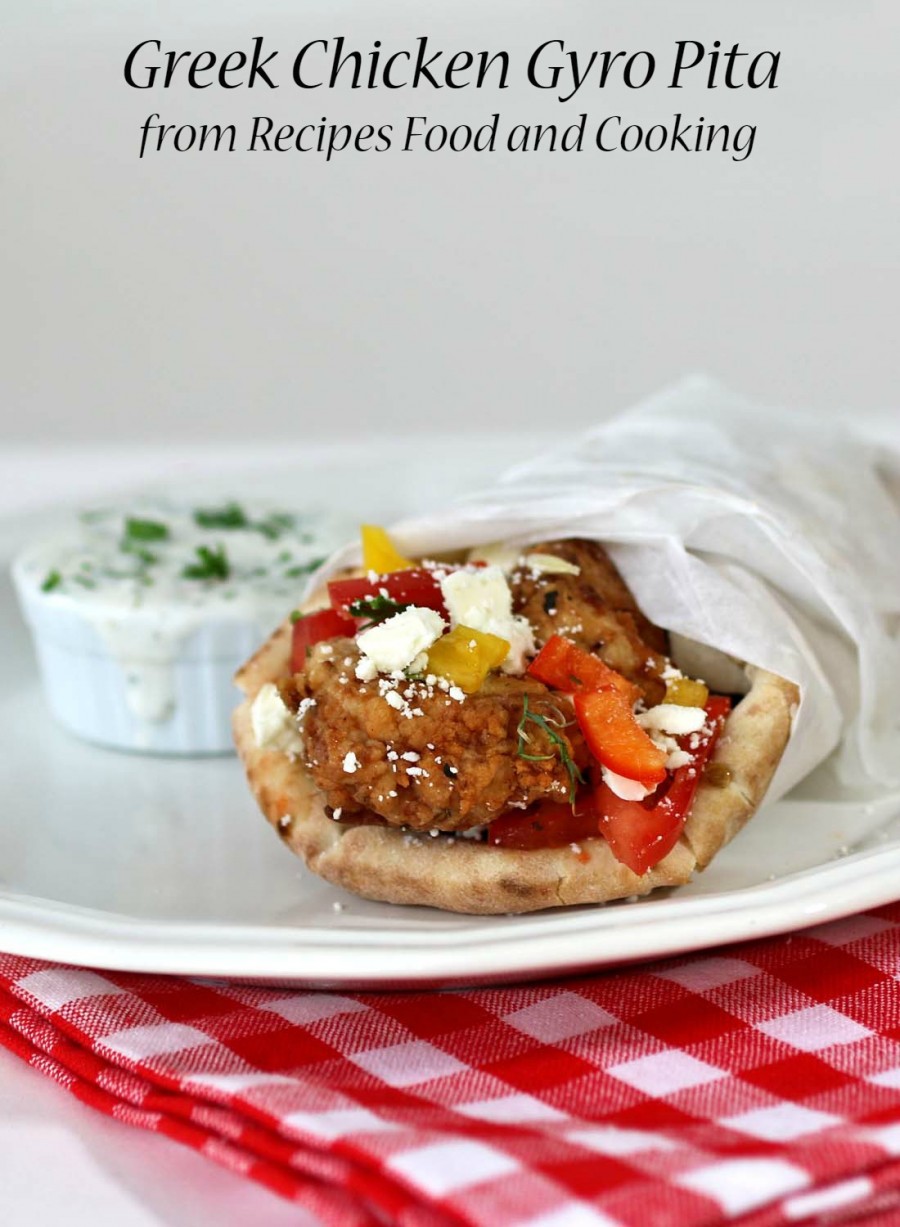 Greek Chicken Gyro Pita