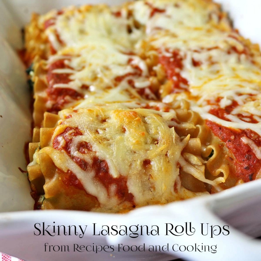 Skinny Lasagna Roll Ups 