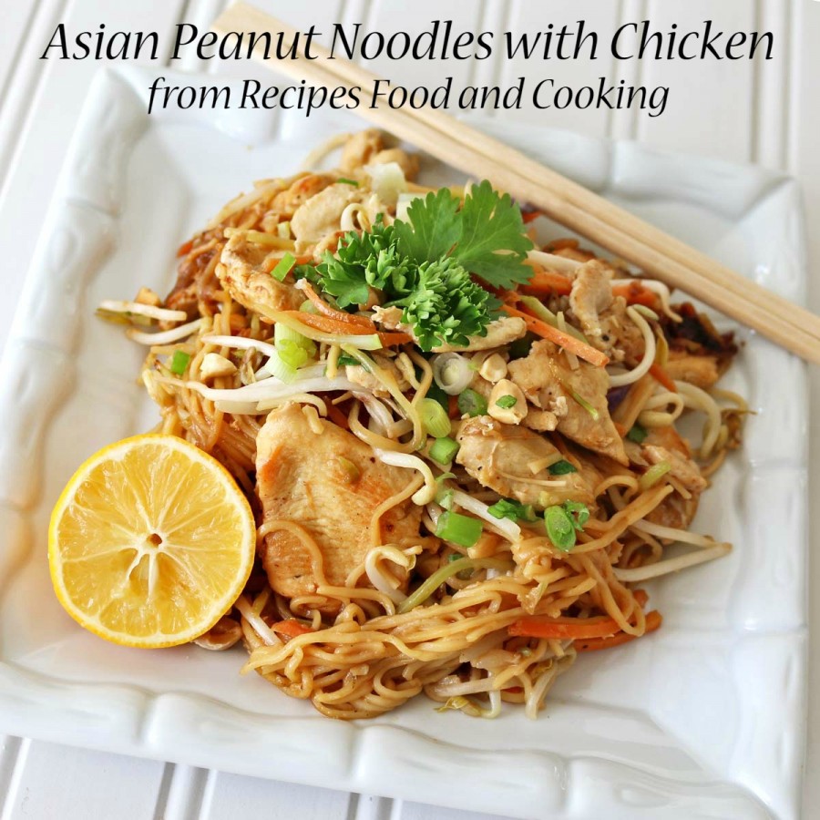 Asian Peanut Chicken with Noodle