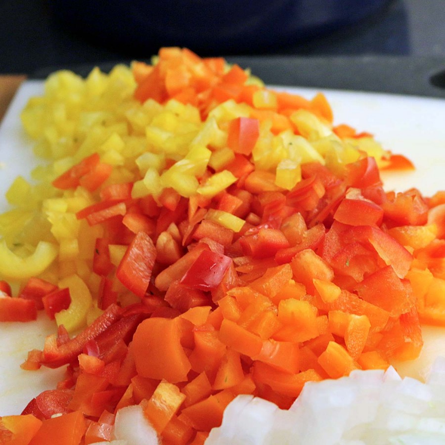 Burrata with Sweet Pepper Relish