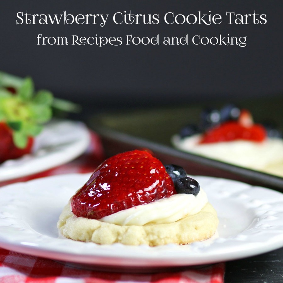 Strawberry Cookie Tarts