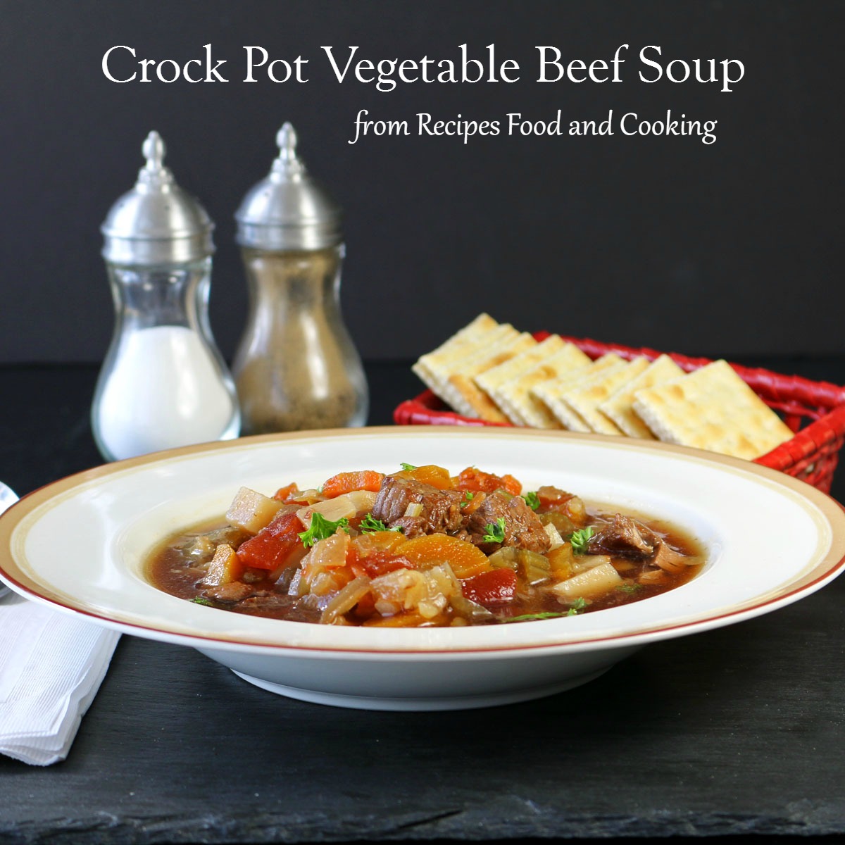 Crock Pot Vegetable Beef Soup