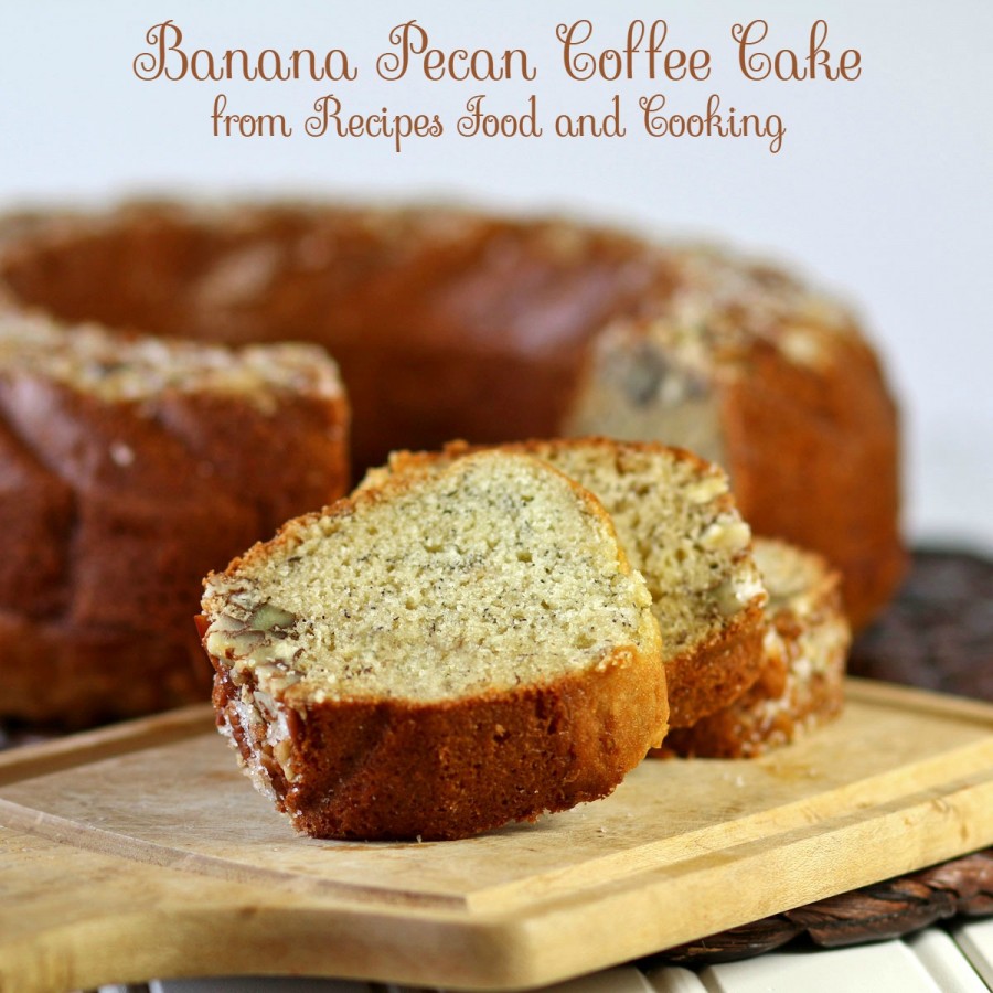 Banana Pecan Coffee Cake