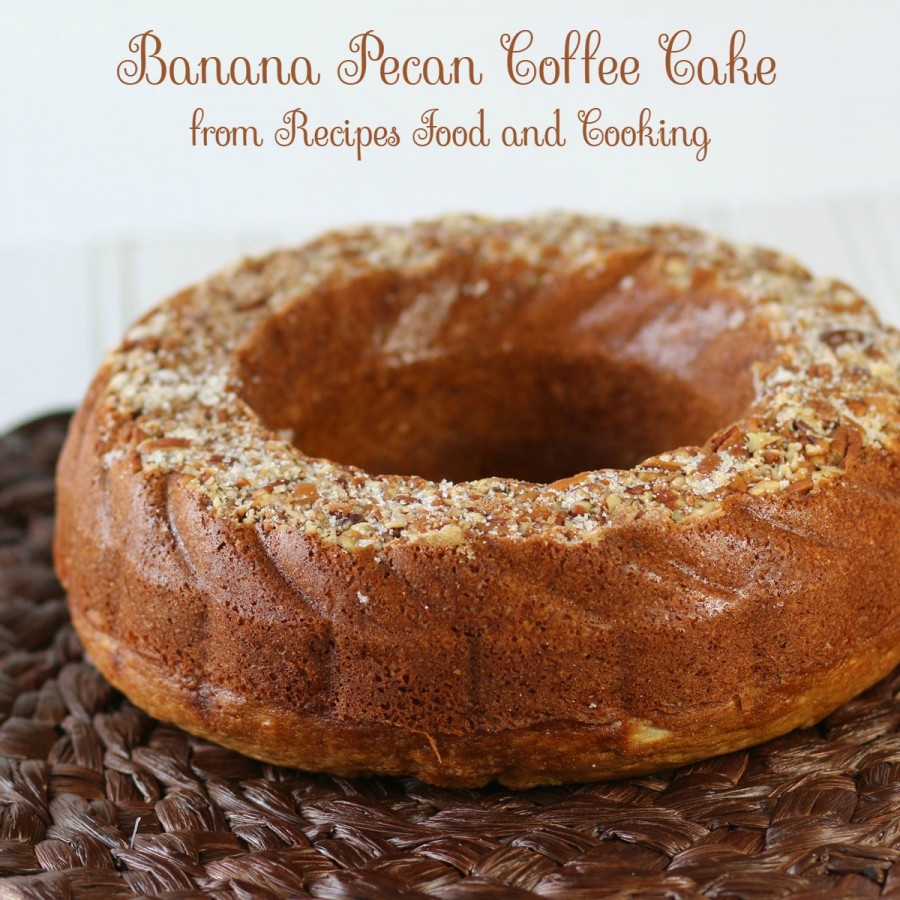 Banana Pecan Coffee Cake