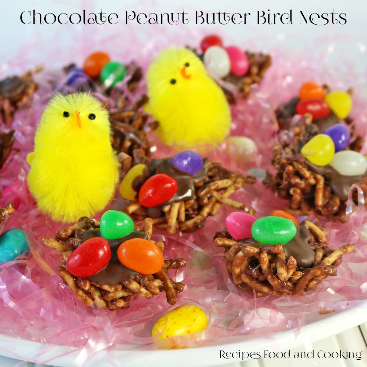 Chocolate Peanut Butter Bird Nests