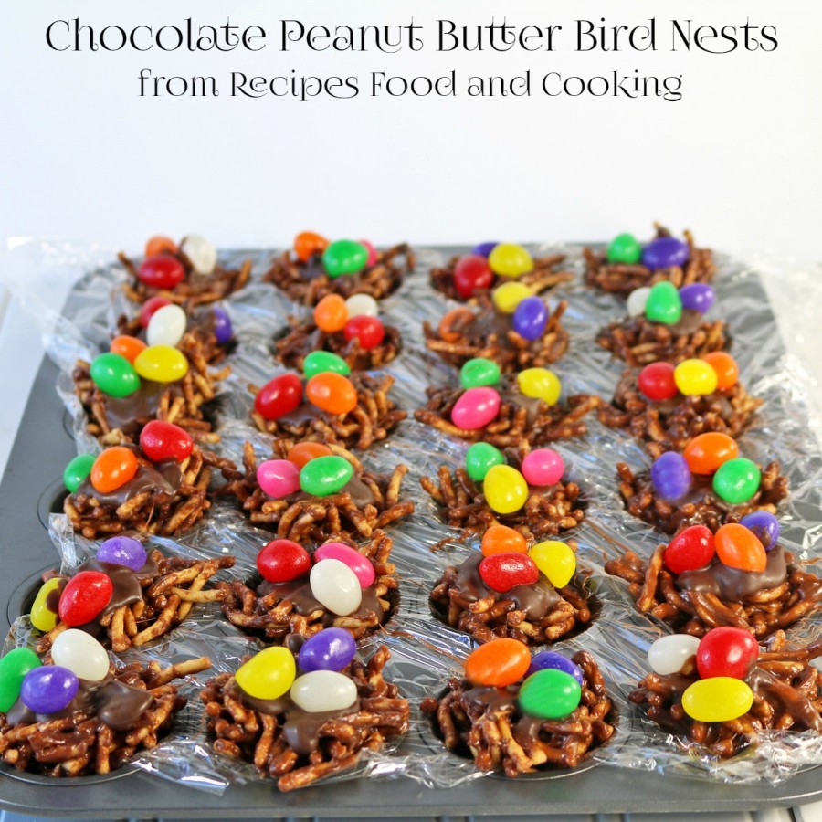 Chocolate Peanut Butter Bird Nests