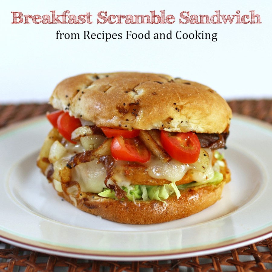 Breakfast Scramble Sandwich