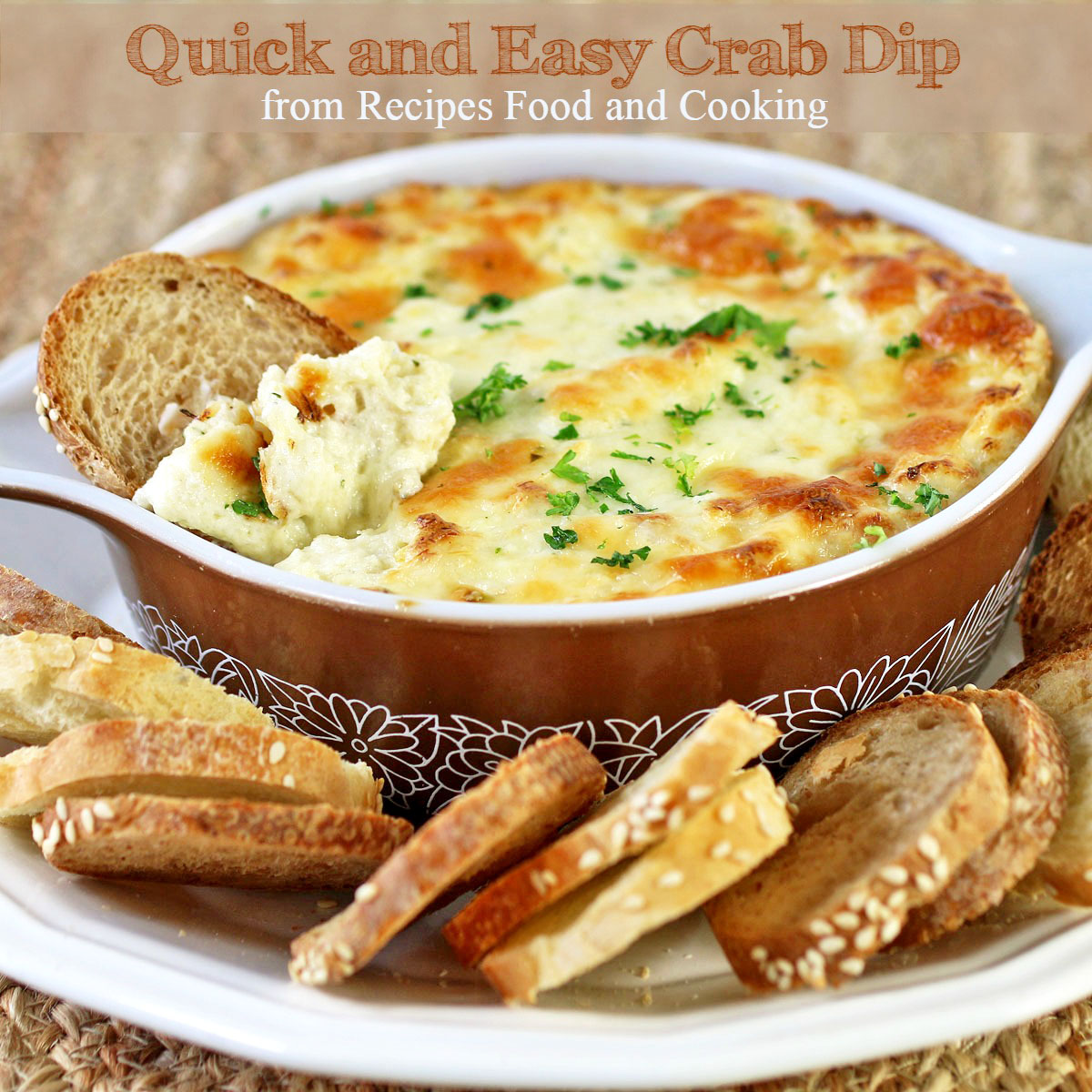 Easy and Quick Crab Dip Recipes Food and Cooking