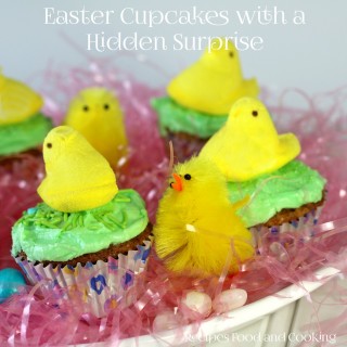 Easter Cupcakes with a Hidden Surprise