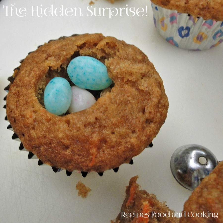 Easter Cupcakes with a Hidden Surprise