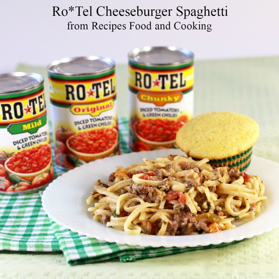 Ro*Tel Cheeseburger Spaghetti