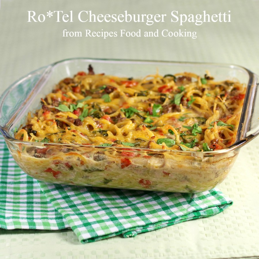 Ro*Tel Cheeseburger Spaghetti