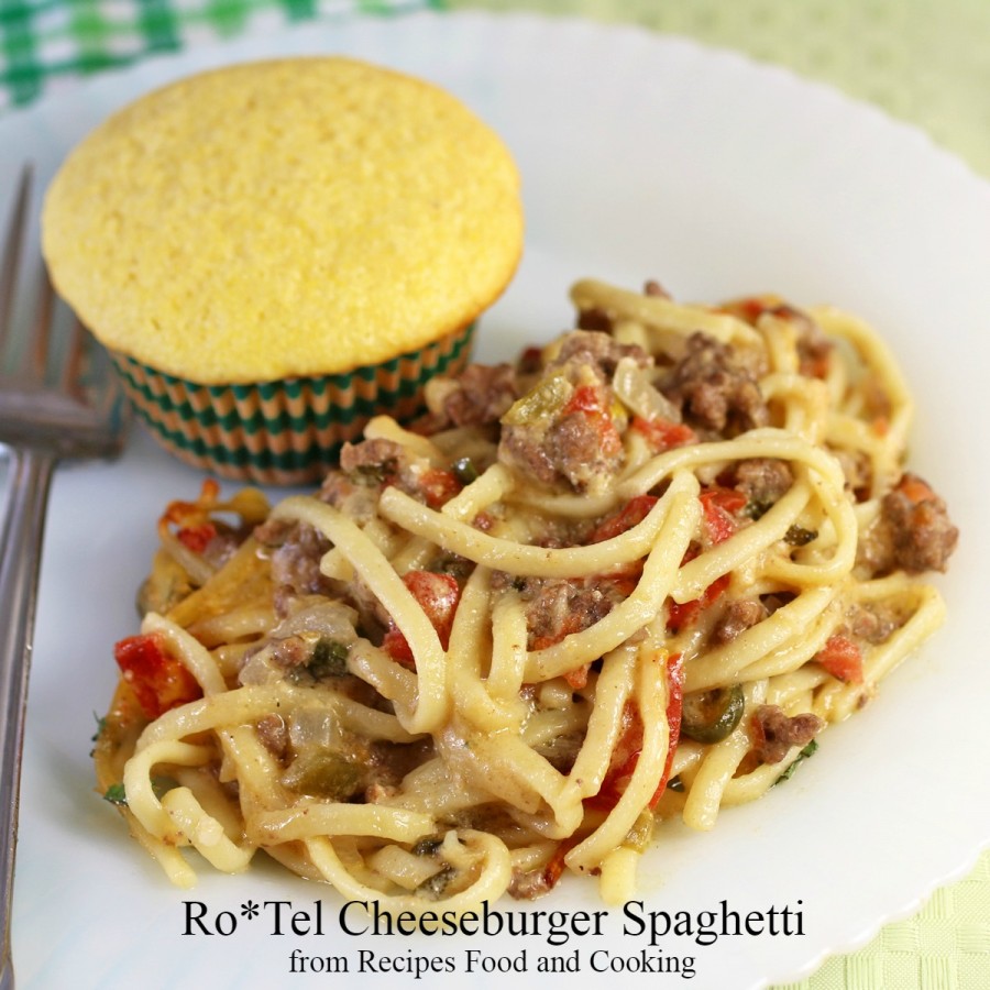 Ro*Tel Cheeseburger Spaghetti