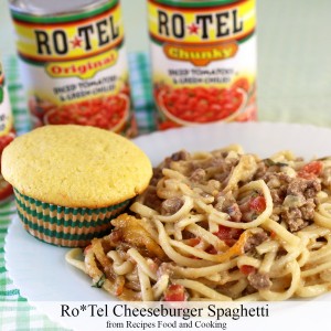 Ro*Tel Cheeseburger Spaghetti
