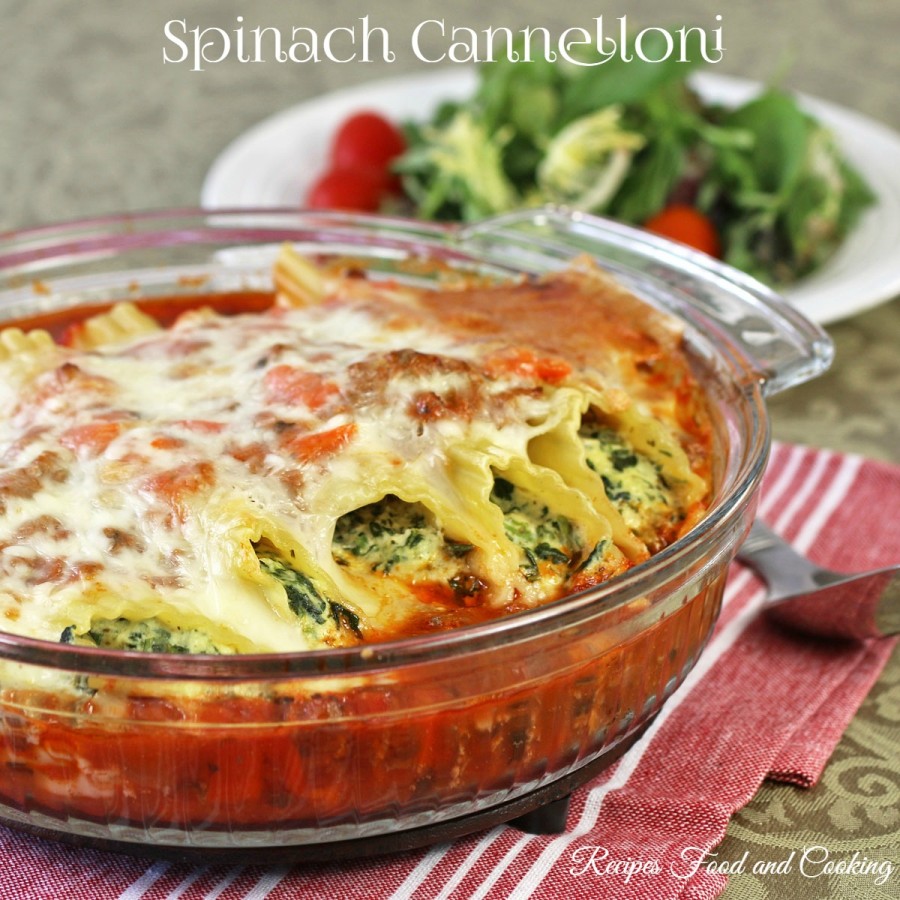 Spinach Cannelloni
