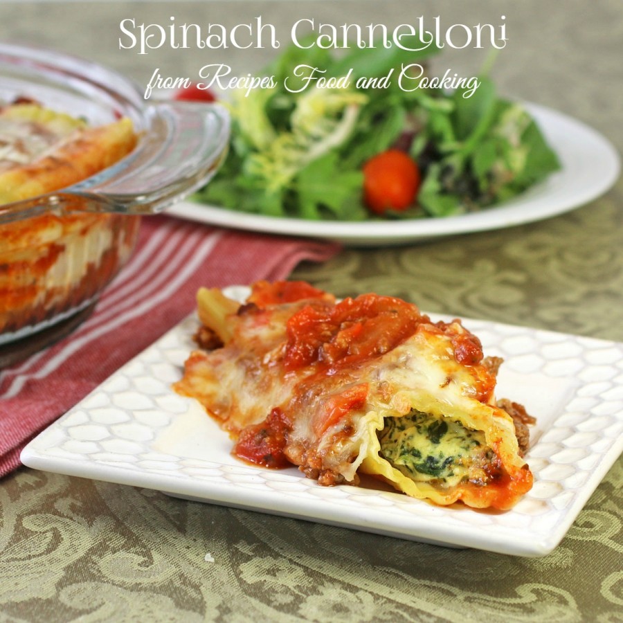 Spinach Cannelloni