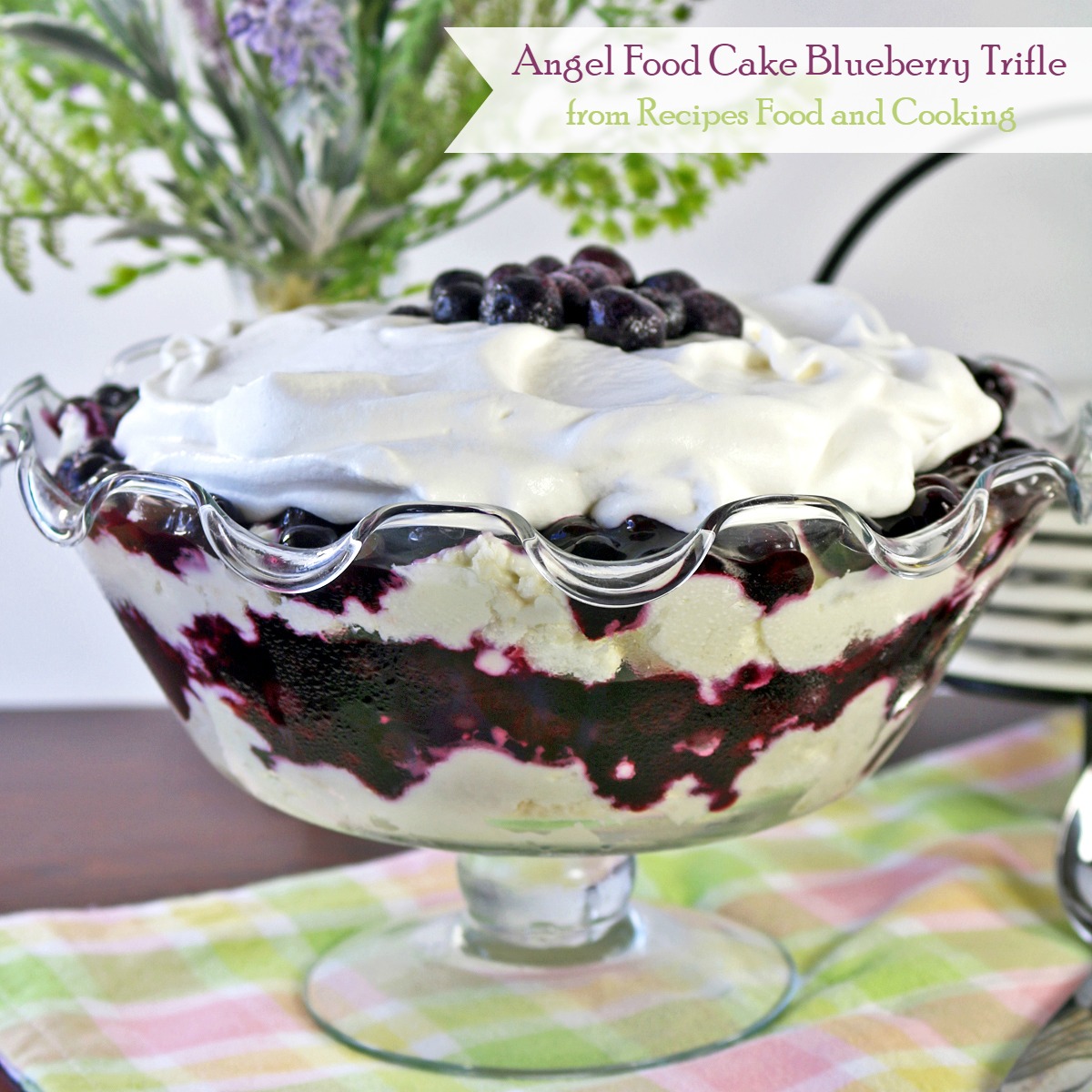 Lemon Blueberry Trifle Recipe - Amanda's Cookin' - Trifles & Parfaits