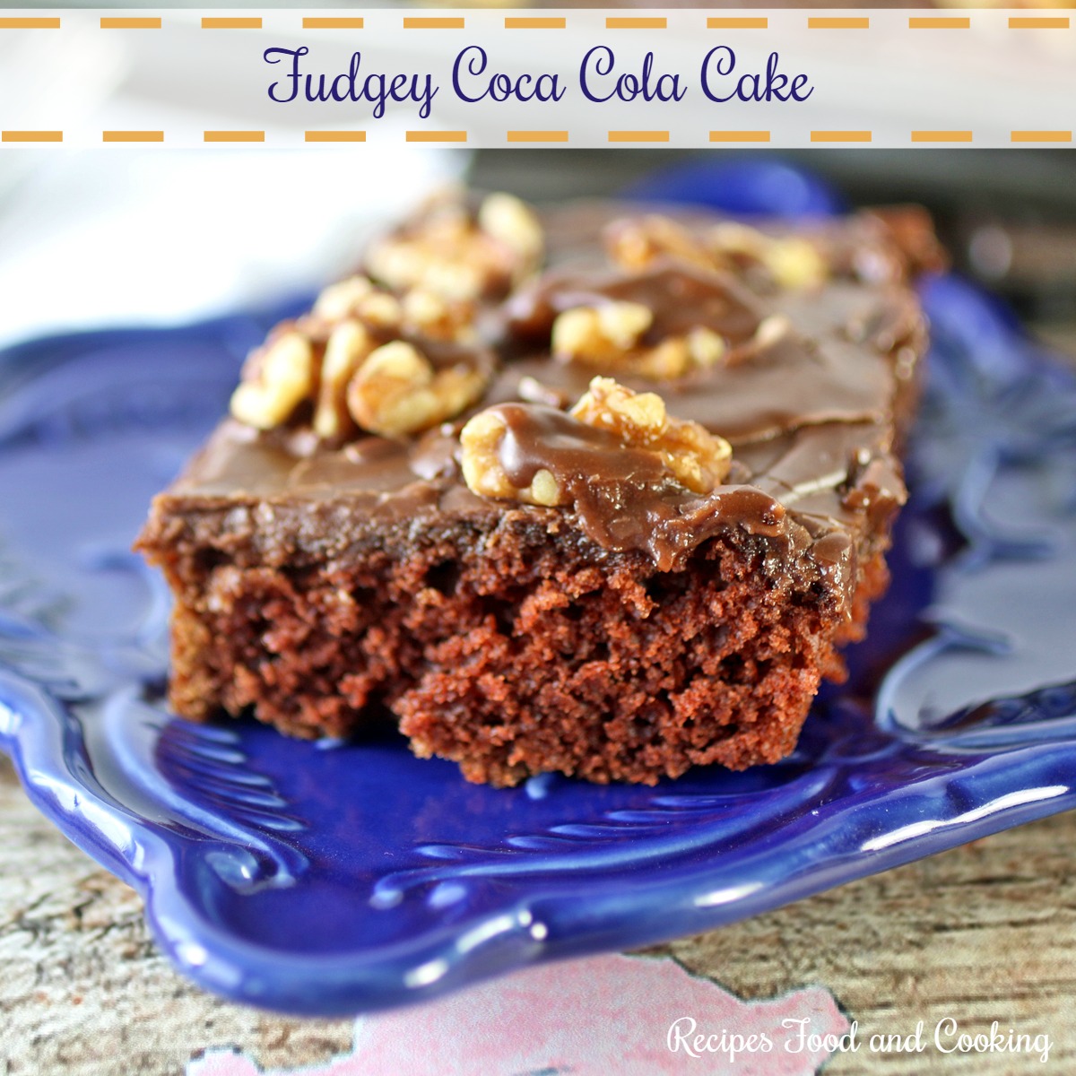 Fudgey Coca Cola Cake