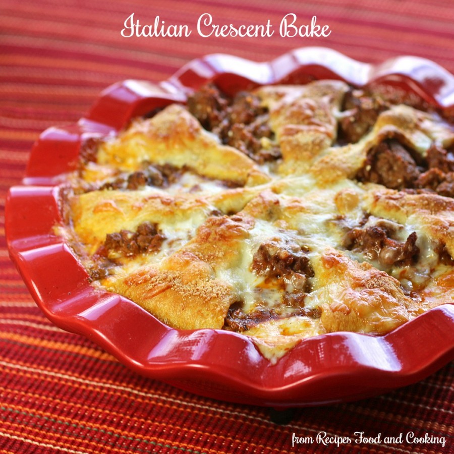 Italian Crescent Bake