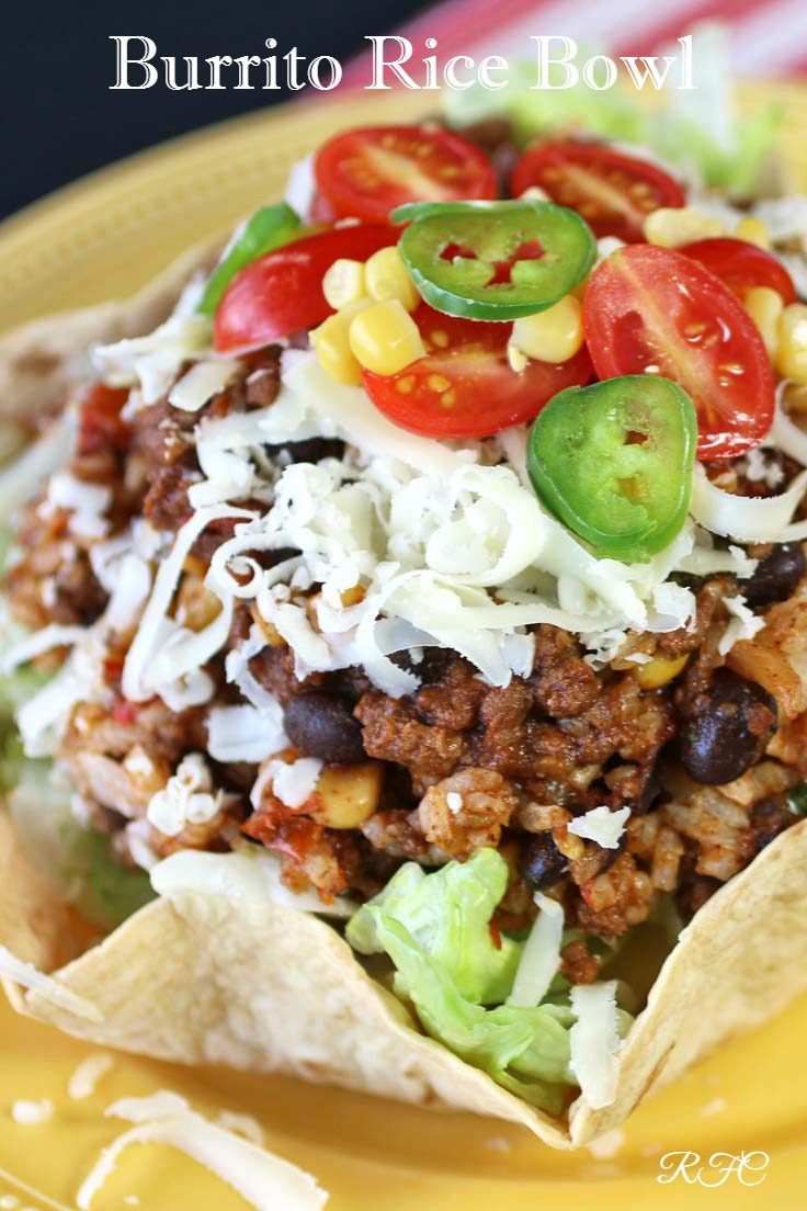 Burrito Rice Bowl - Recipes Food and Cooking