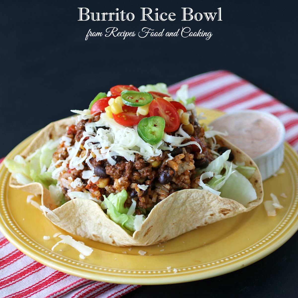 Burrito Rice Bowl Recipes Food and Cooking