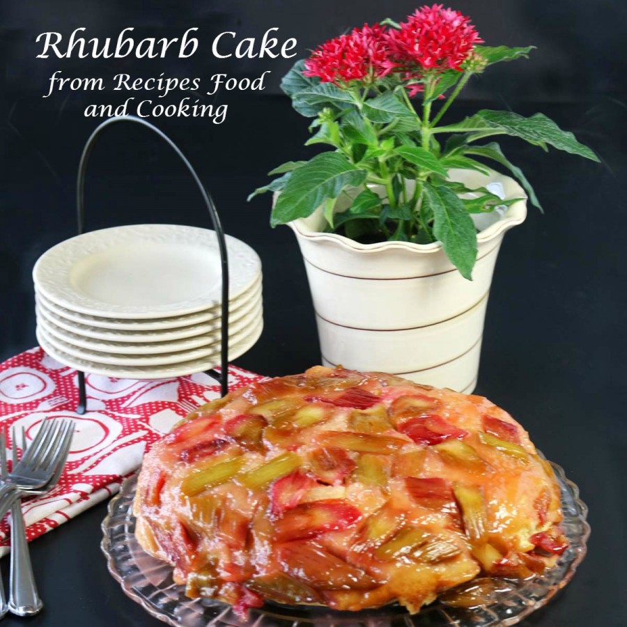 Rhubarb Upside Down Cake