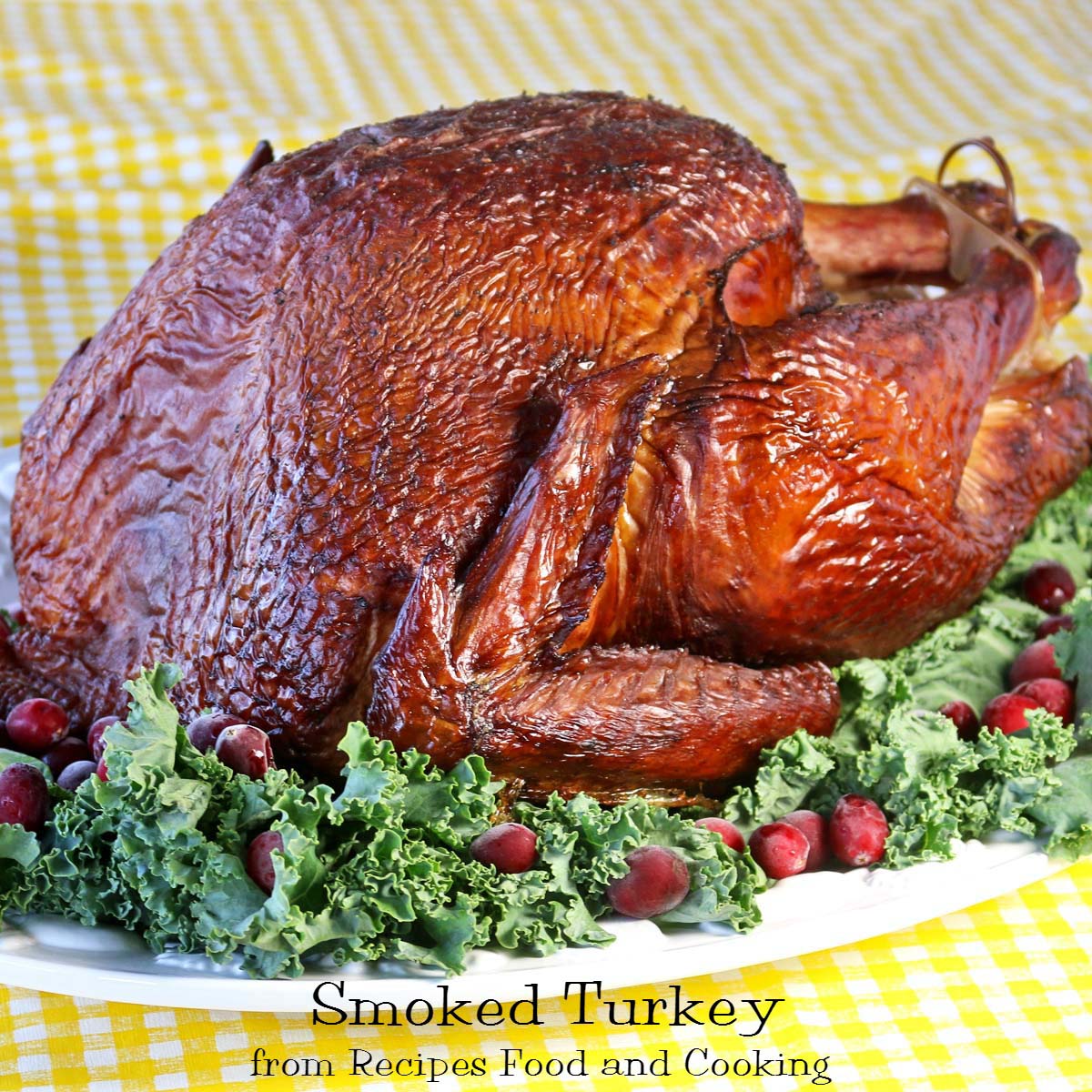 Smoked Turkey on a Kamado Grill