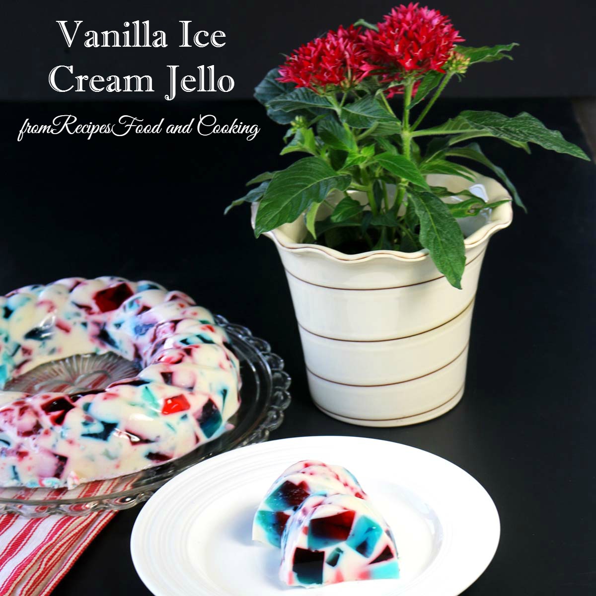 vanillaicecreamjello3f Recipes Food and Cooking