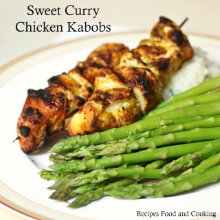 Sweet Curry Chicken Kabobs