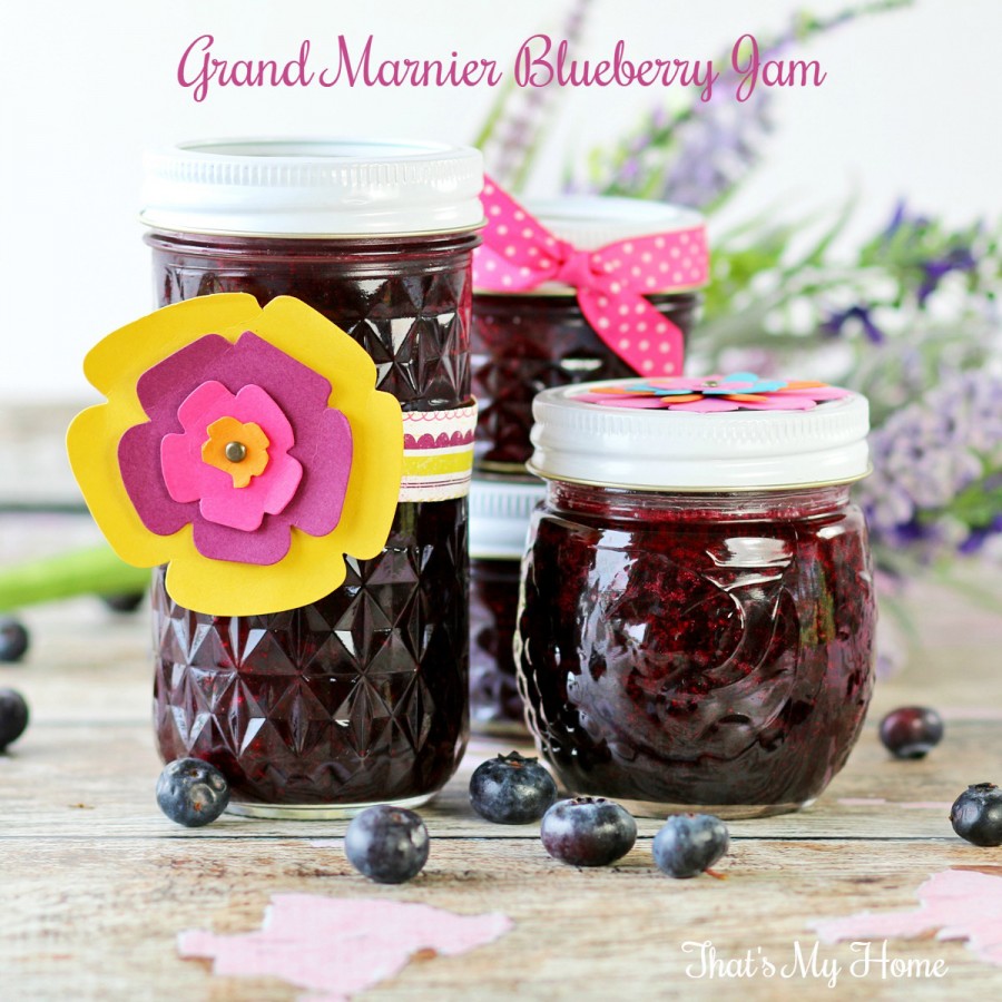 Blueberry Grand Marnier Jam