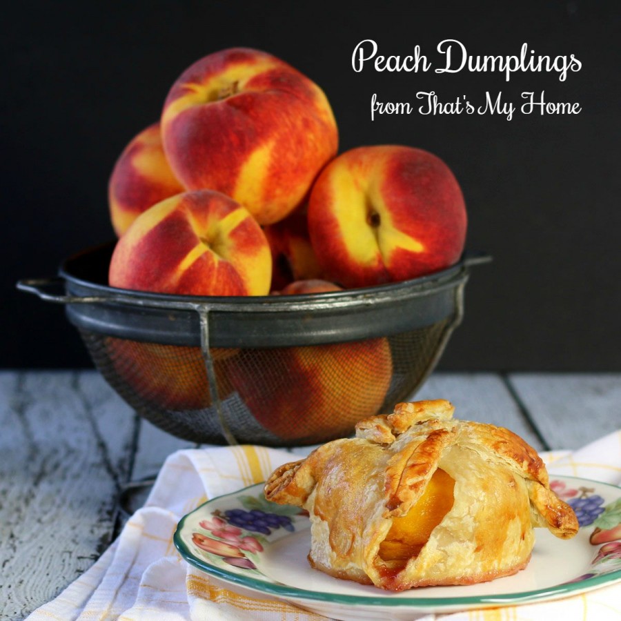 Peach Dumplings