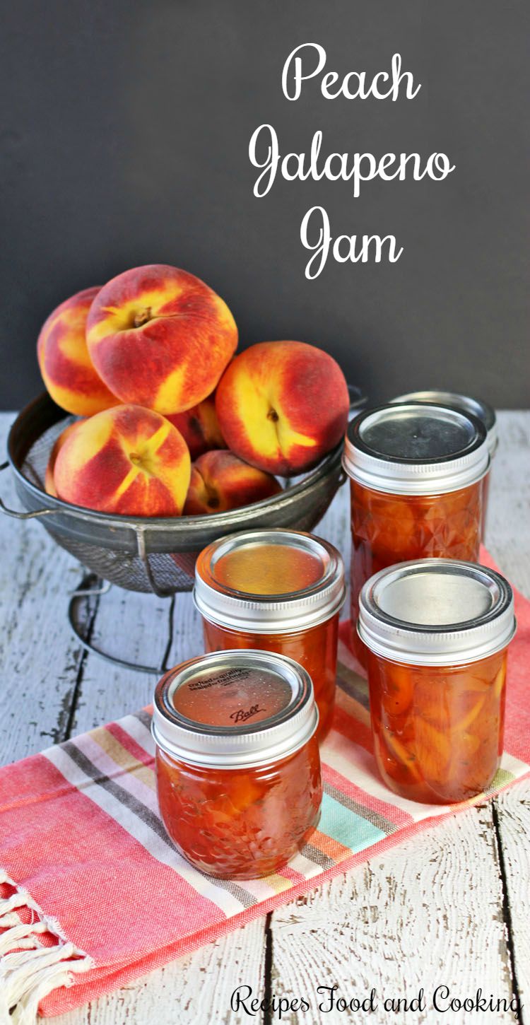 Sweet & Spicy Jalapeno Peach Jam