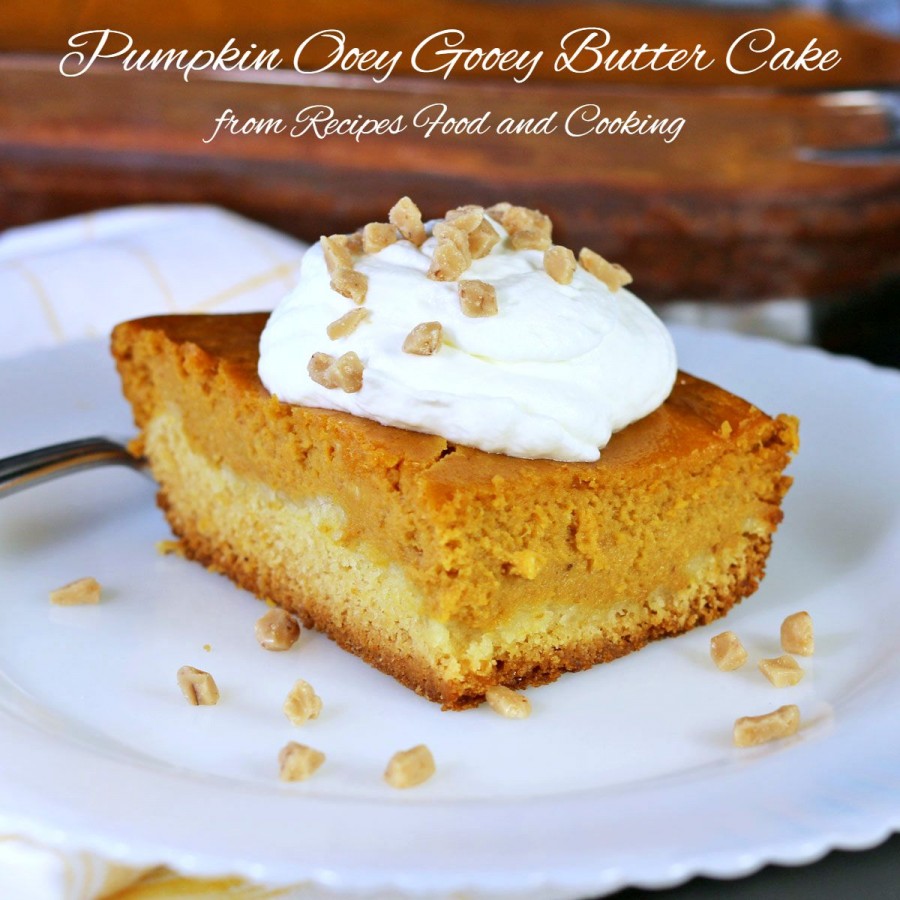 Pumpkin Ooey Gooey Butter Cake