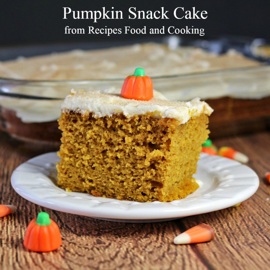 Pumpkin Snack Cake