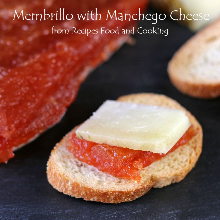 Membrillo (aka Quince Paste) with Manchego Cheese