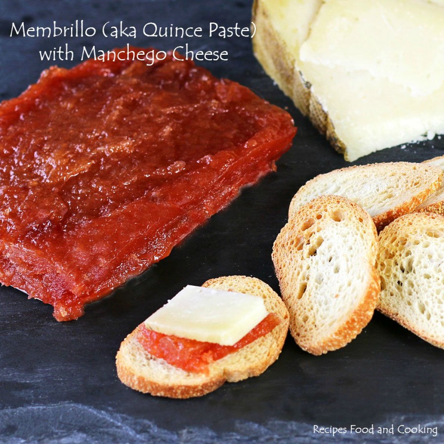 Membrillo (aka Quince Paste) with Manchego Cheese