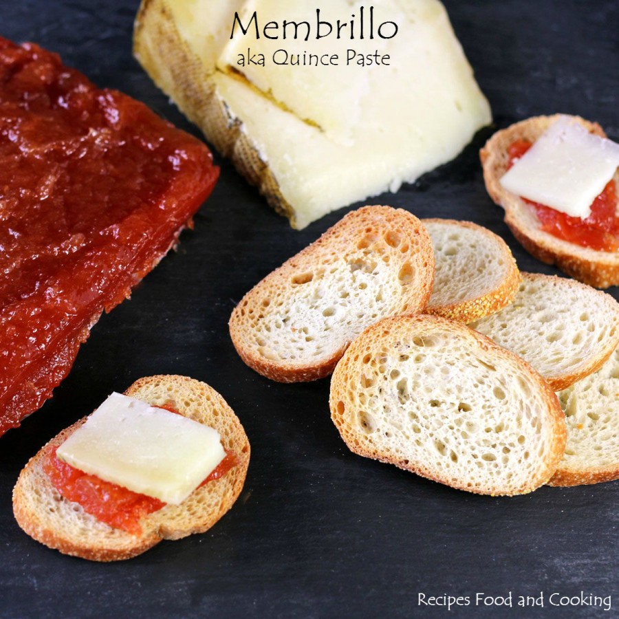 Membrillo (aka Quince Paste) with Manchego Cheese