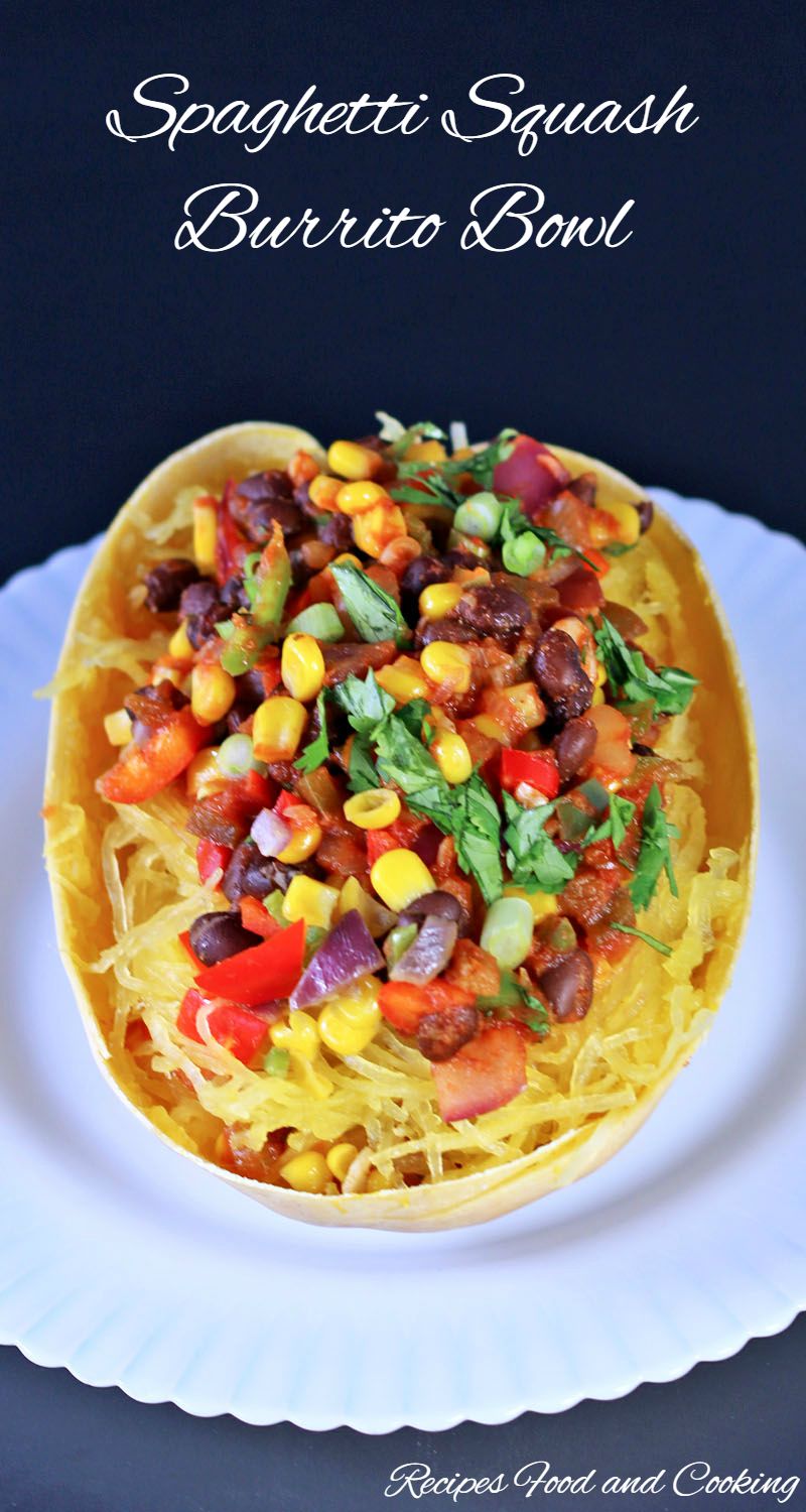 Chili Cheese Burrito Spaghetti Squash Bowls (Instant Pot) - The Foodie and  The Fix